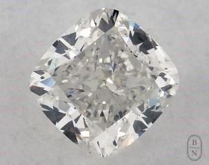 This cushion modified cut 1 carat I color si1 clarity has a diamond grading report from GIA